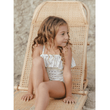 Rylee + Cru Ruffle One-Piece - Tile