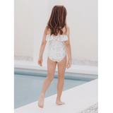 Rylee + Cru Ruffle One-Piece - Tile