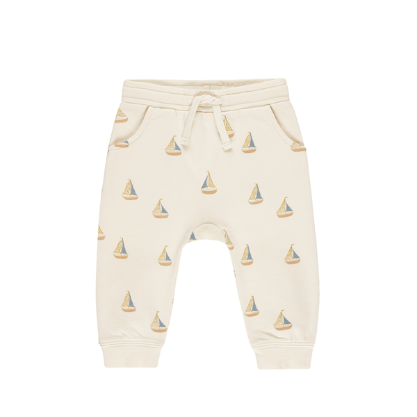 Rylee + Cru Sweatpant - Sailboats