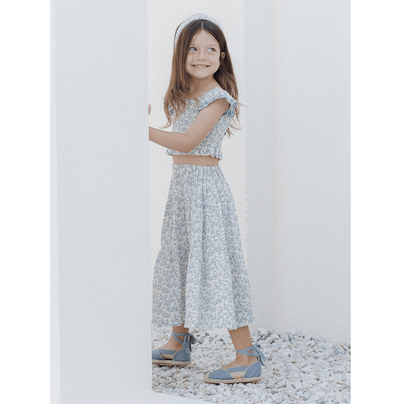 Rylee + Cru Tiered Midi - Blossom