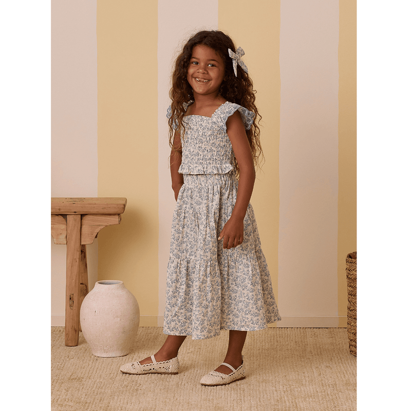 Rylee + Cru Tiered Midi - Blossom