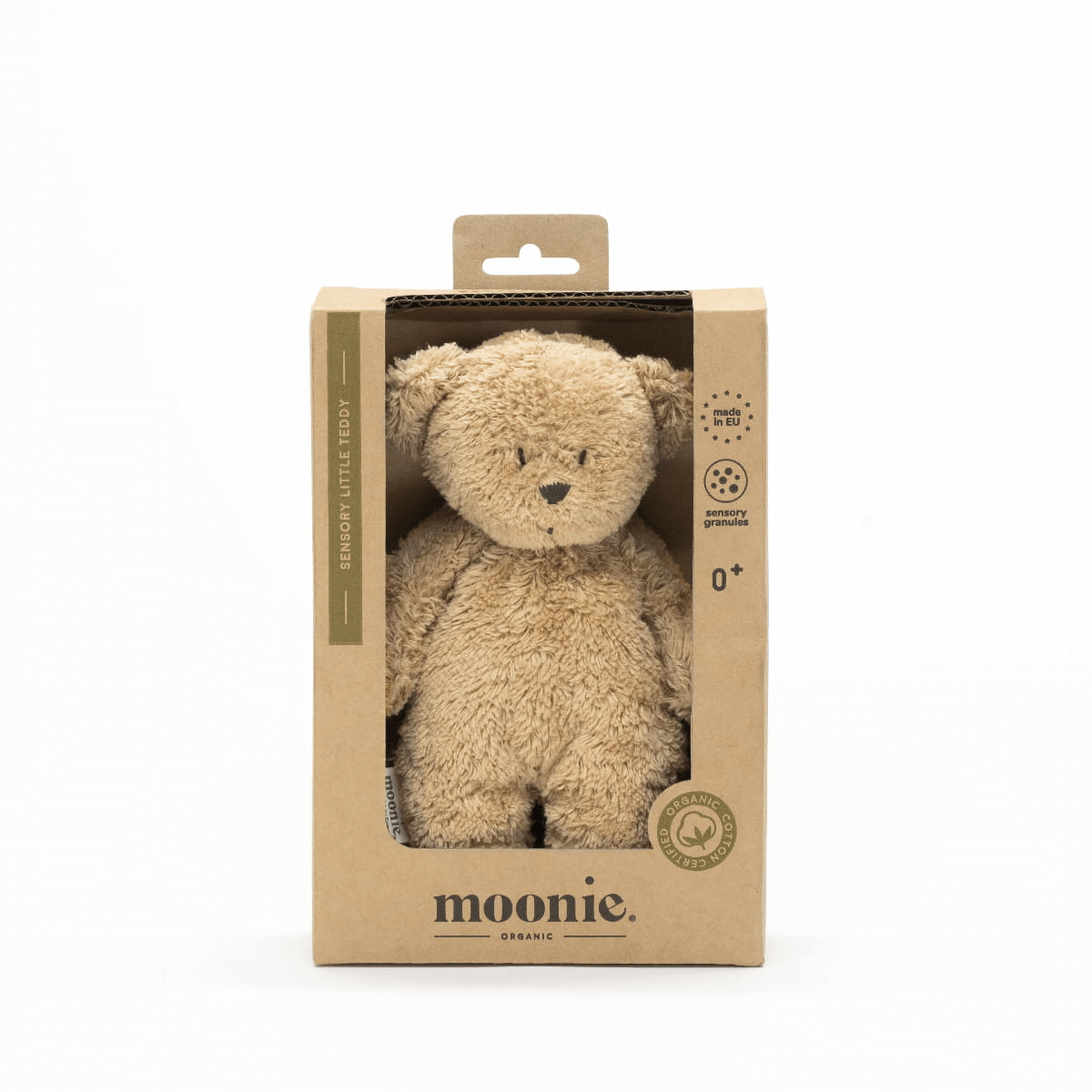 Moonie Organic Sensory Bear - Cappuccino