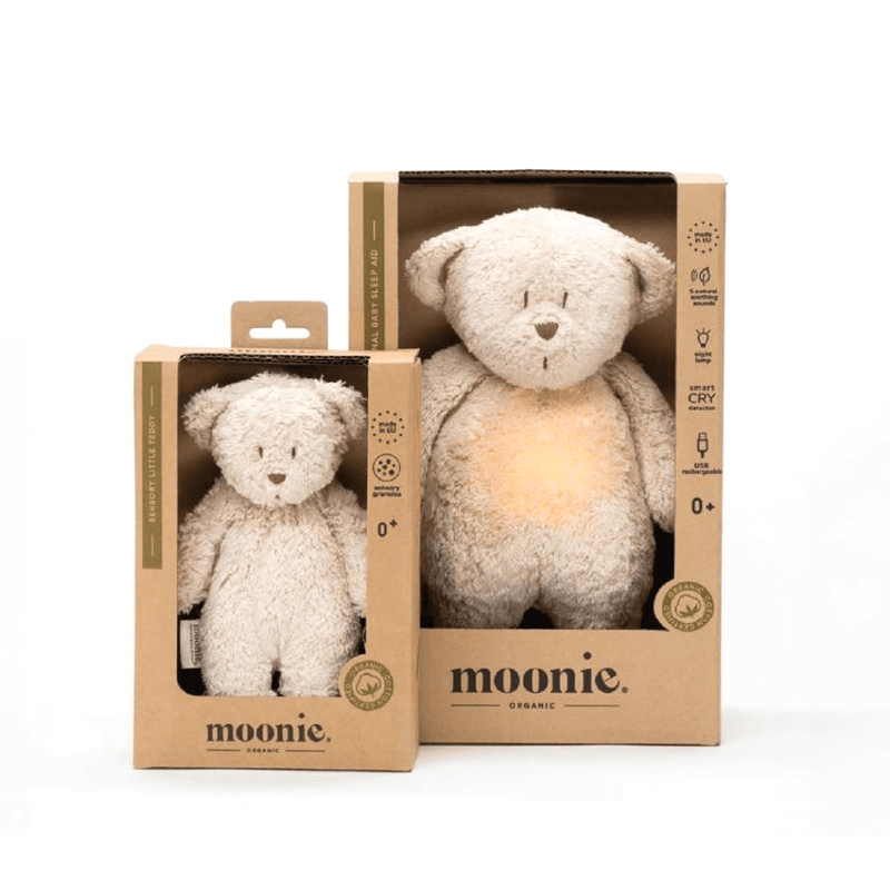 Moonie Organic Sensory Bear - Sand