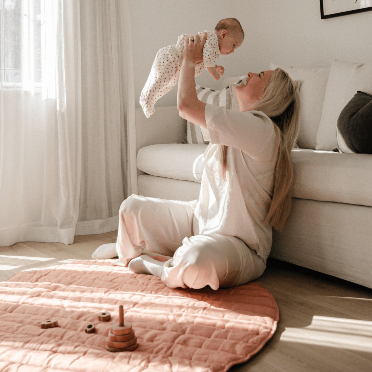 Little Luxury Signature Organic Playmat - Melon