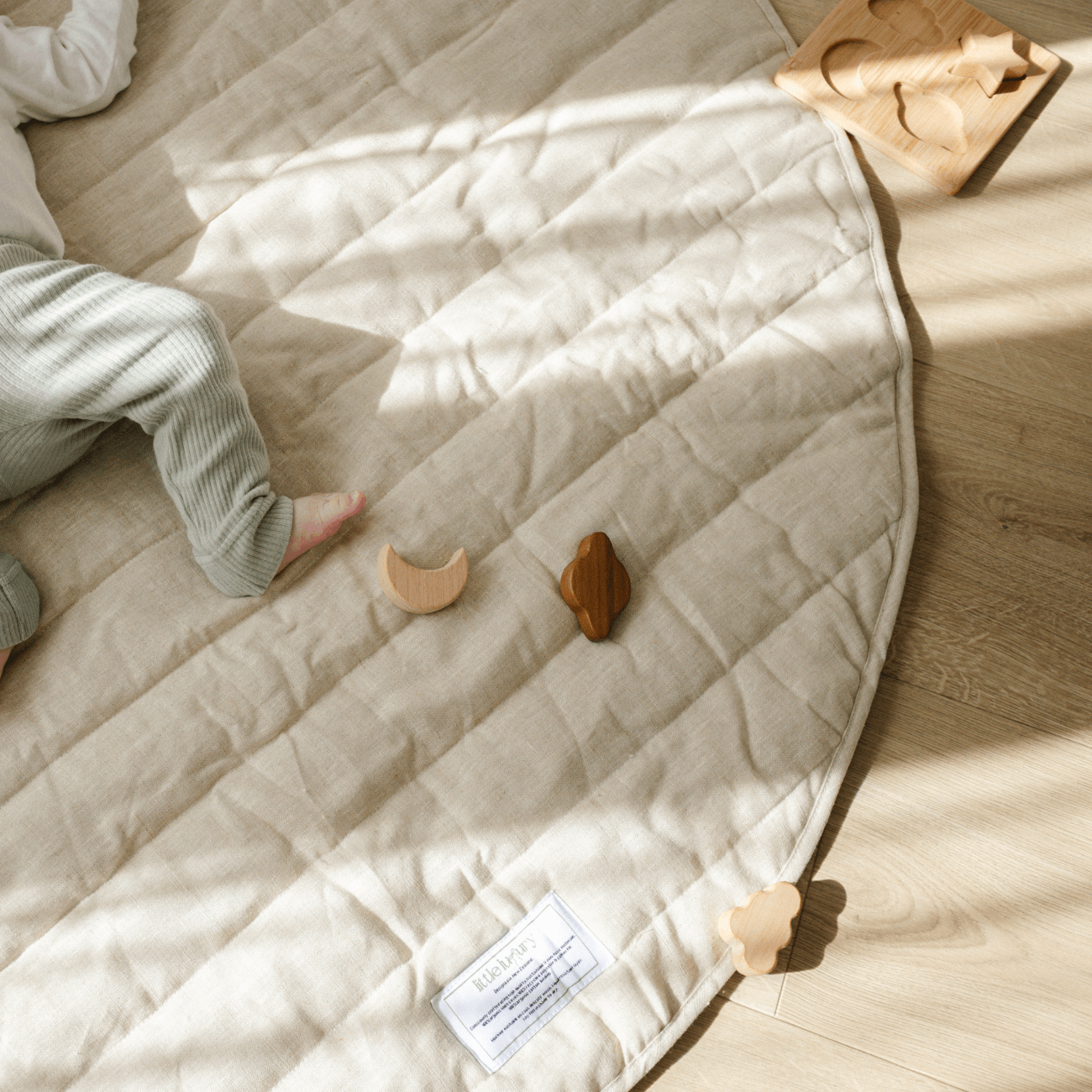 Little Luxury Signature Organic Playmat - Oat