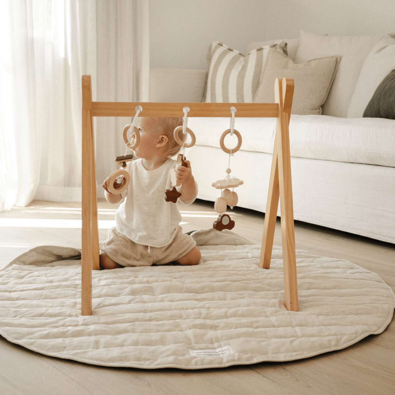 Little Luxury Signature Organic Playmat - Oat
