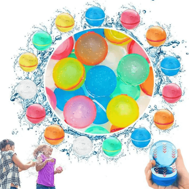 Splash Magnetic Re-Useable Water Balloons - 2 Pack
