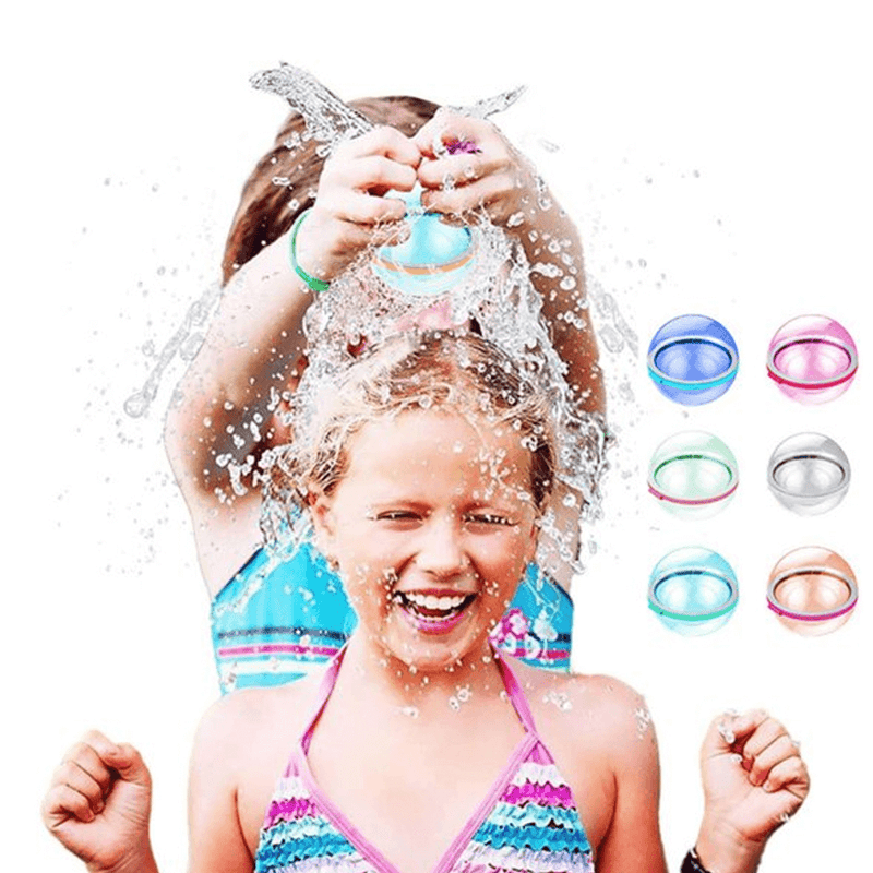 Splash Magnetic Re-Useable Water Balloons - 6 Pack