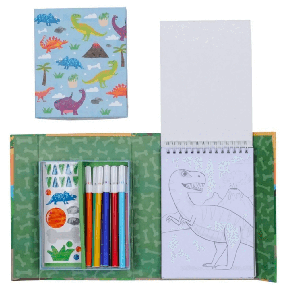 Tiger Tribe Colouring Set - Dinosaur