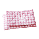 Tiny Harlow Doll Bedding - Pink Gingham