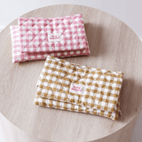 Tiny Harlow Doll Bedding - Pink Gingham