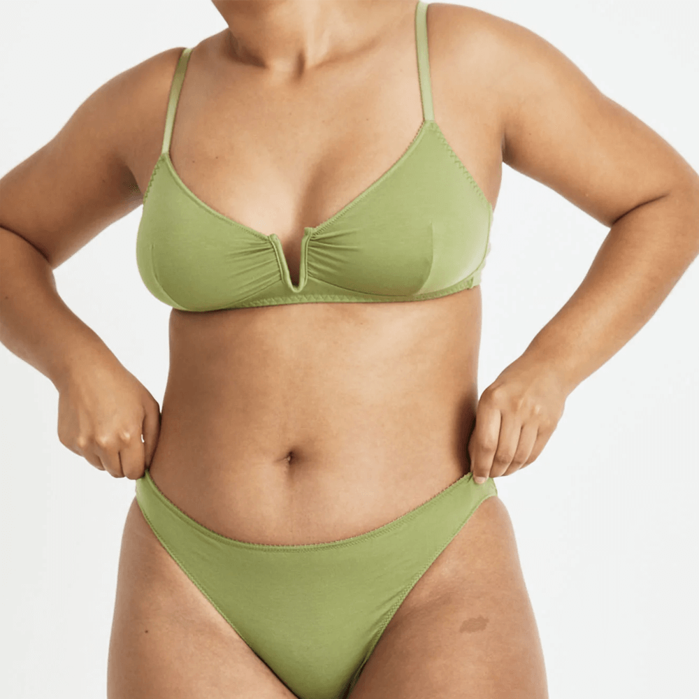 Videris Angela Soft Cup Bra - Olive