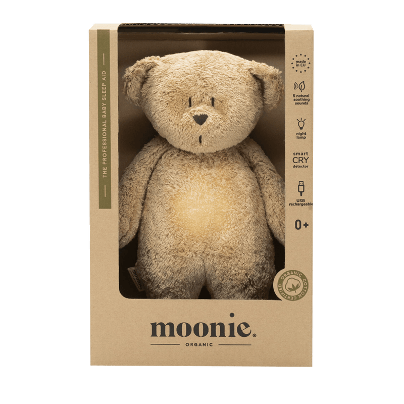 Moonie Organic Humming Bear - Cappuccino