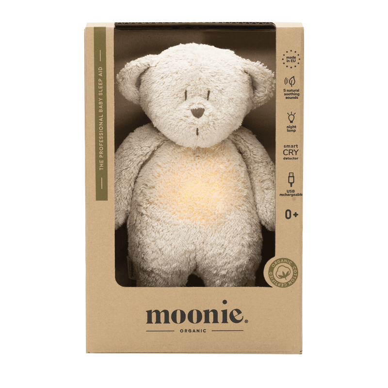 Moonie Organic Humming Bear - Sand
