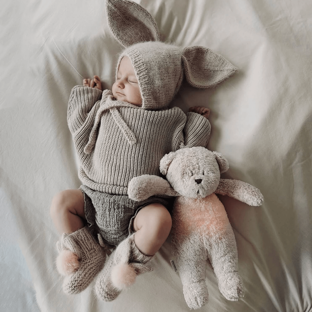 Moonie Organic Humming Bear 2.0 - Sand