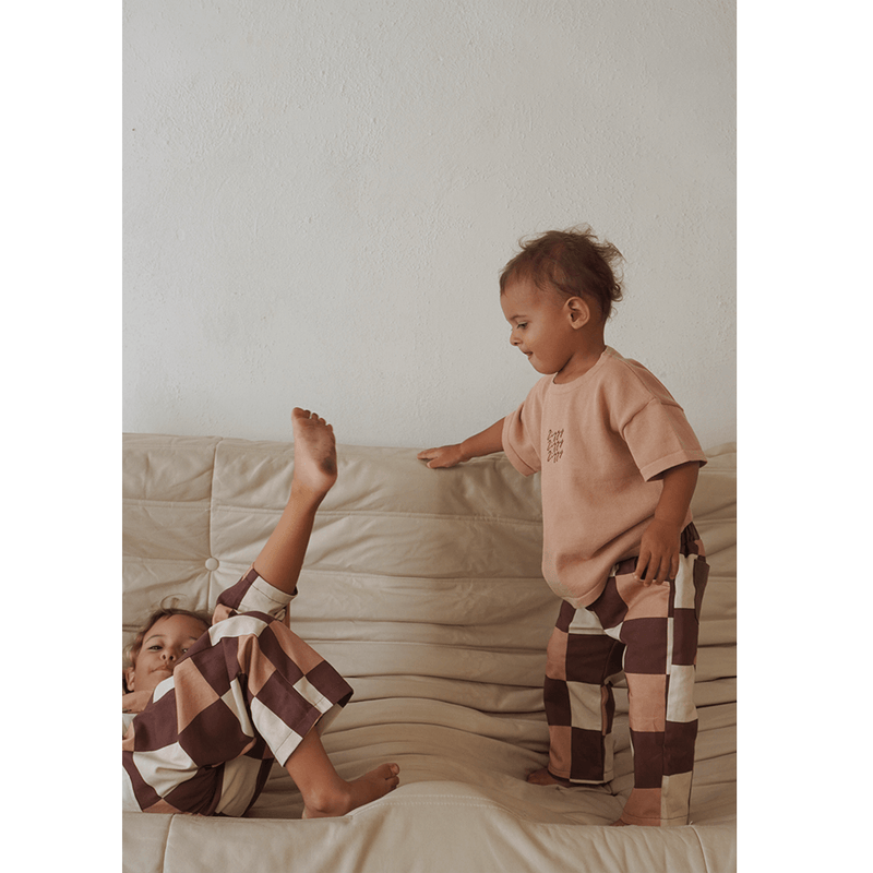 Ziggy Lou Canvas Pants - Checks