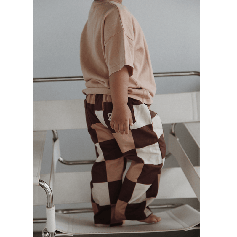 Ziggy Lou Canvas Pants - Checks