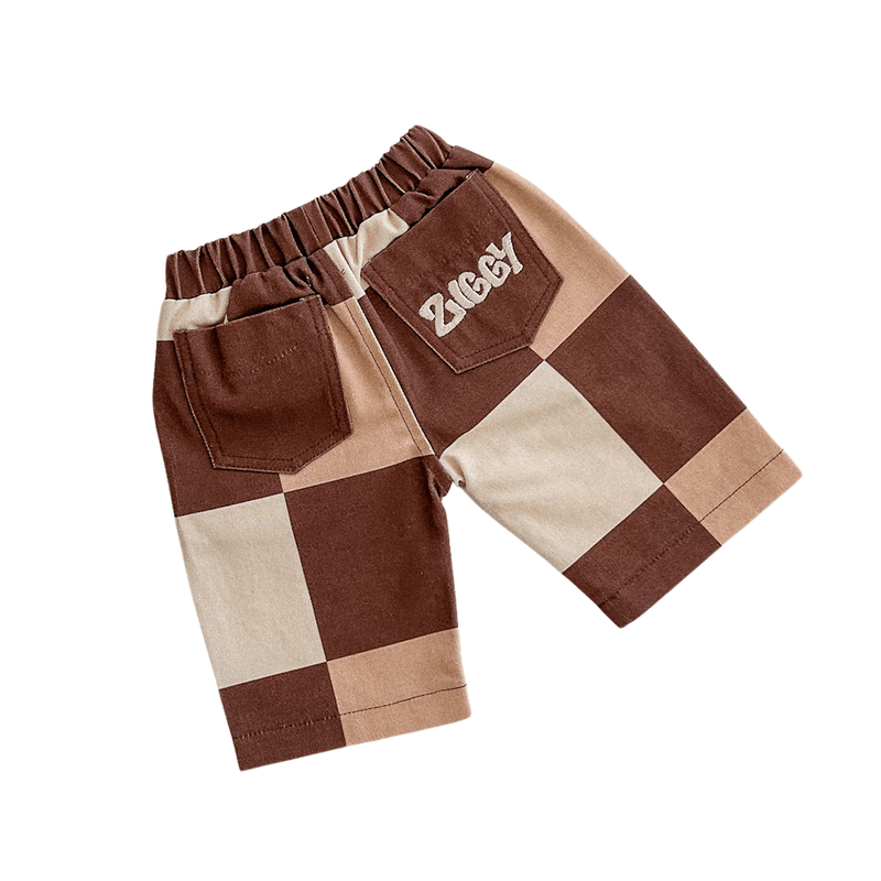 Ziggy Lou Canvas Pants - Checks