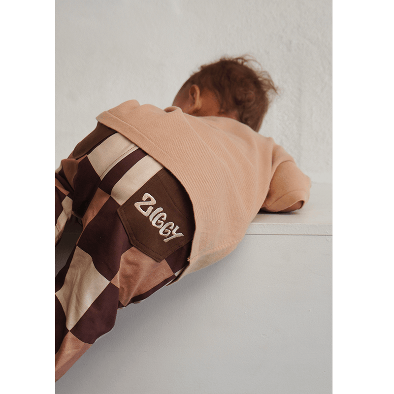 Ziggy Lou Canvas Pants - Checks