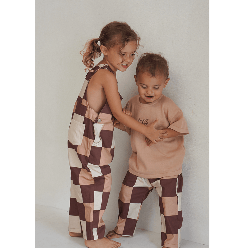 Ziggy Lou Canvas Pants - Checks