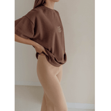 Ziggy Lou Womens Signature Tee - Chocolate