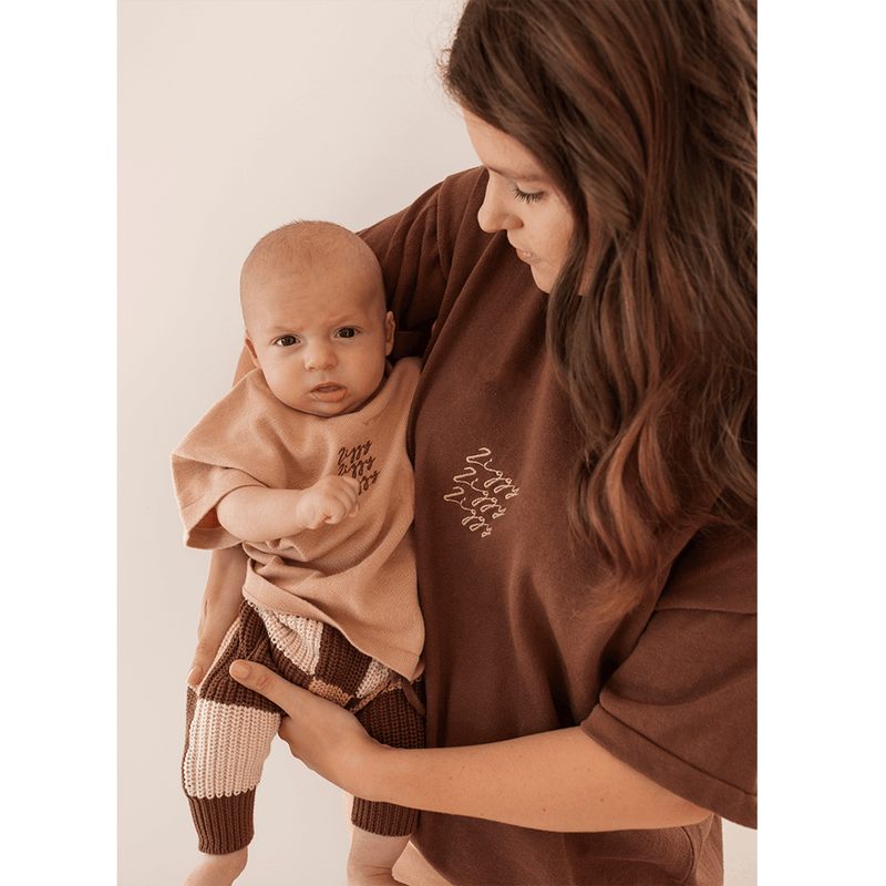 Ziggy Lou Womens Signature Tee - Chocolate