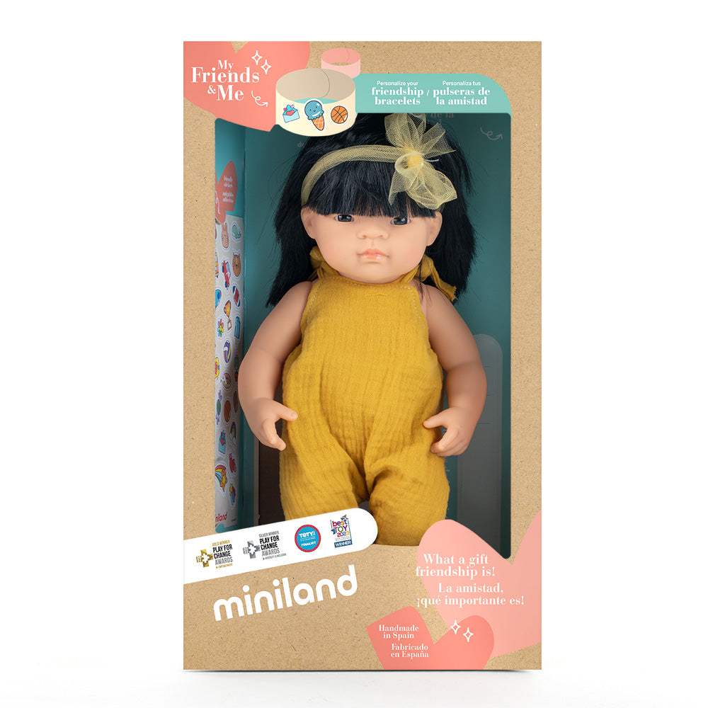 Miniland Doll Baby - Asian Girl 38cm