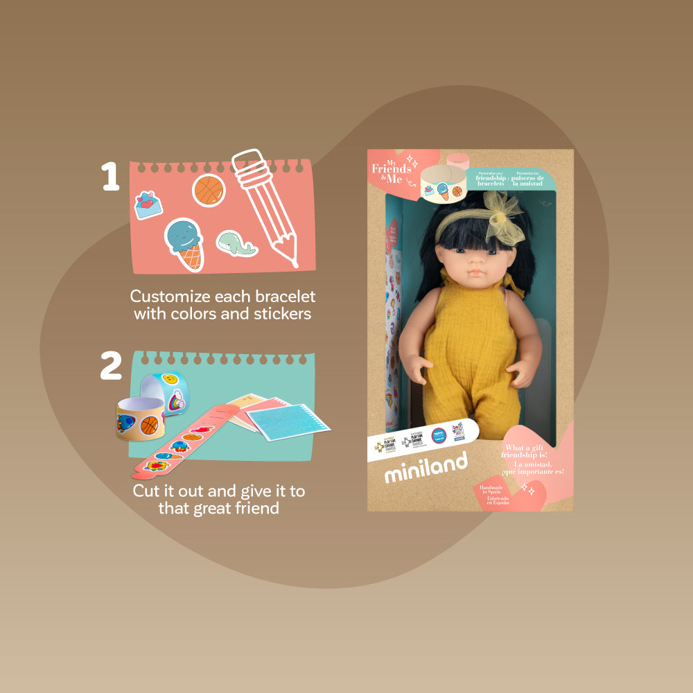 Miniland Doll Baby - Asian Girl 38cm