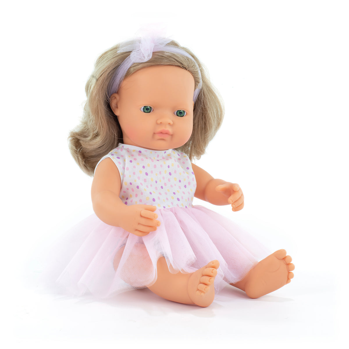 Miniland Doll Baby - Blonde Girl 38cm