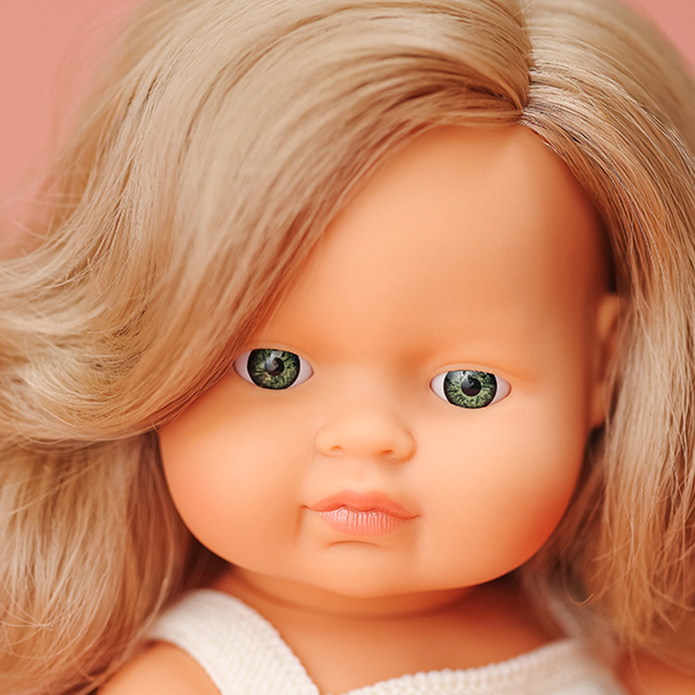 Miniland Doll Baby - Blonde Girl 38cm