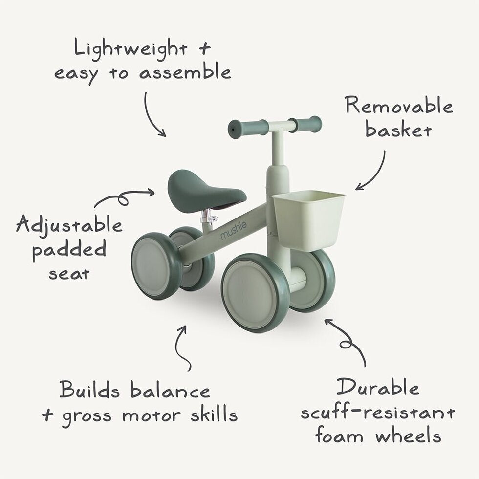 Mushie Mini Toddler Bike - Blush