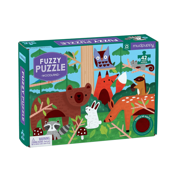 Mudpuppy Woodland Fuzzy 42pc Puzzle