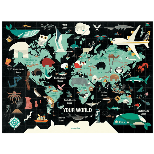 Mudpuppy Your World 1000 Piece Family Puzzle