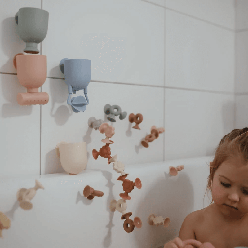 Mushie Bath Play Set - Pour and Play