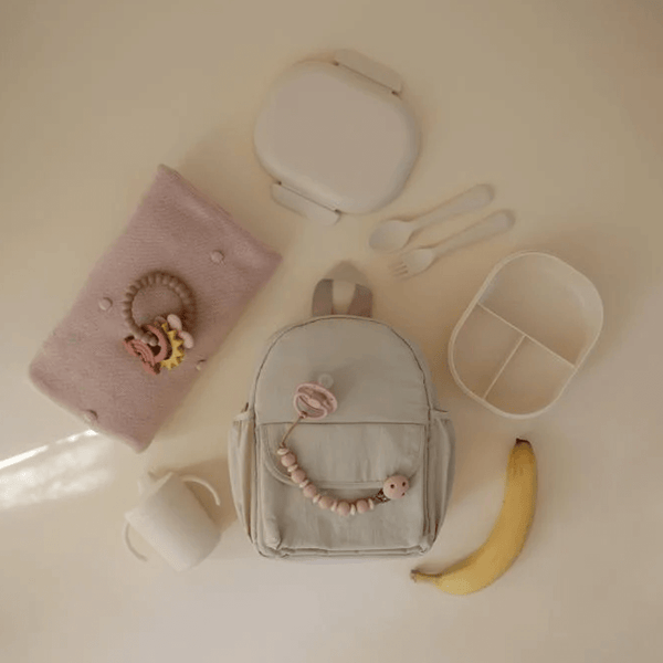 Mushie Mini Backpack - Fog