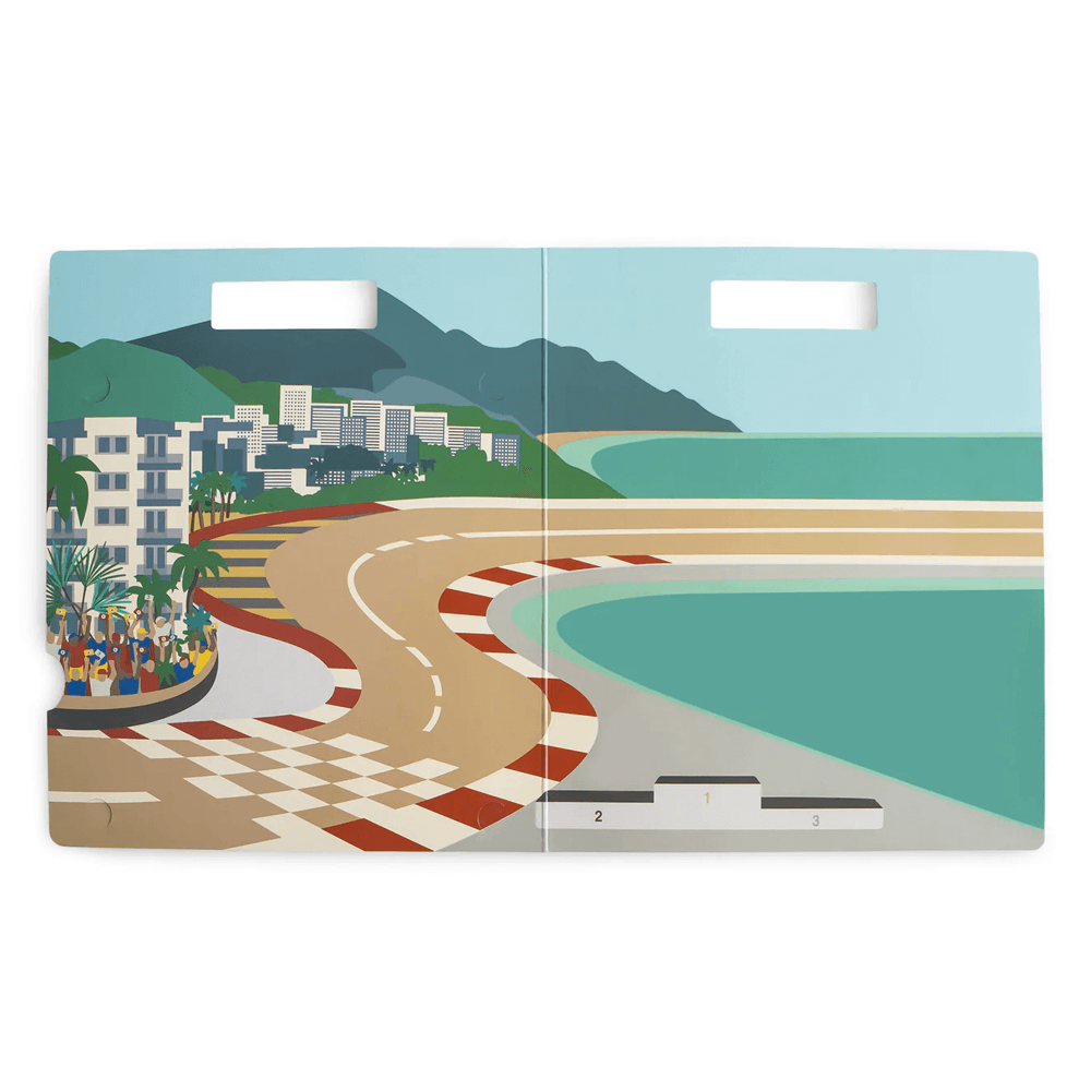 Mushie Reusable Stickers - Race Car