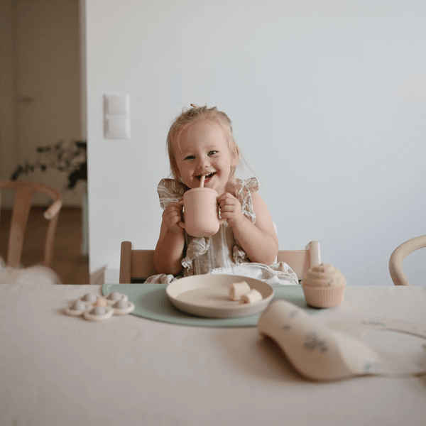 Mushie Silicone Place Mat - Cambridge Blue