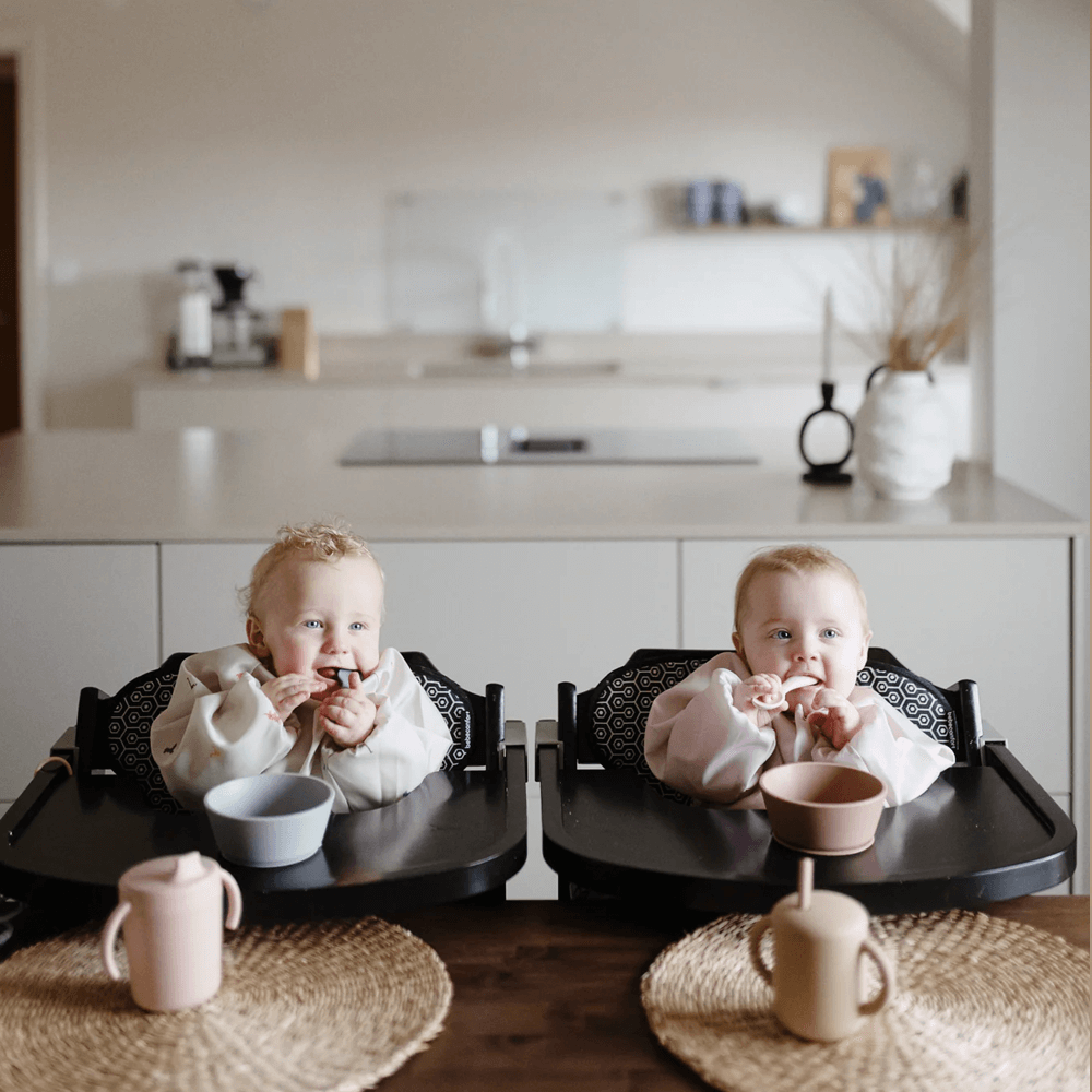 Mushie Toddler Starter Spoons - Blush/Shifting Sand