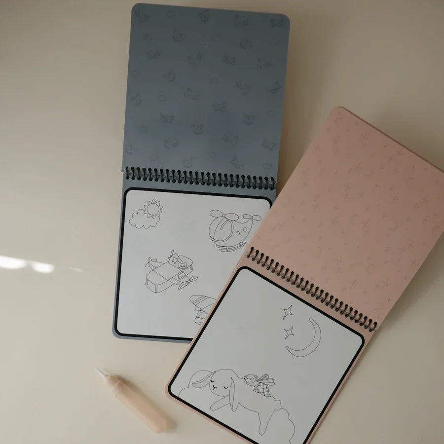 Mushie Reusable Water Colour Pad - Vehicles