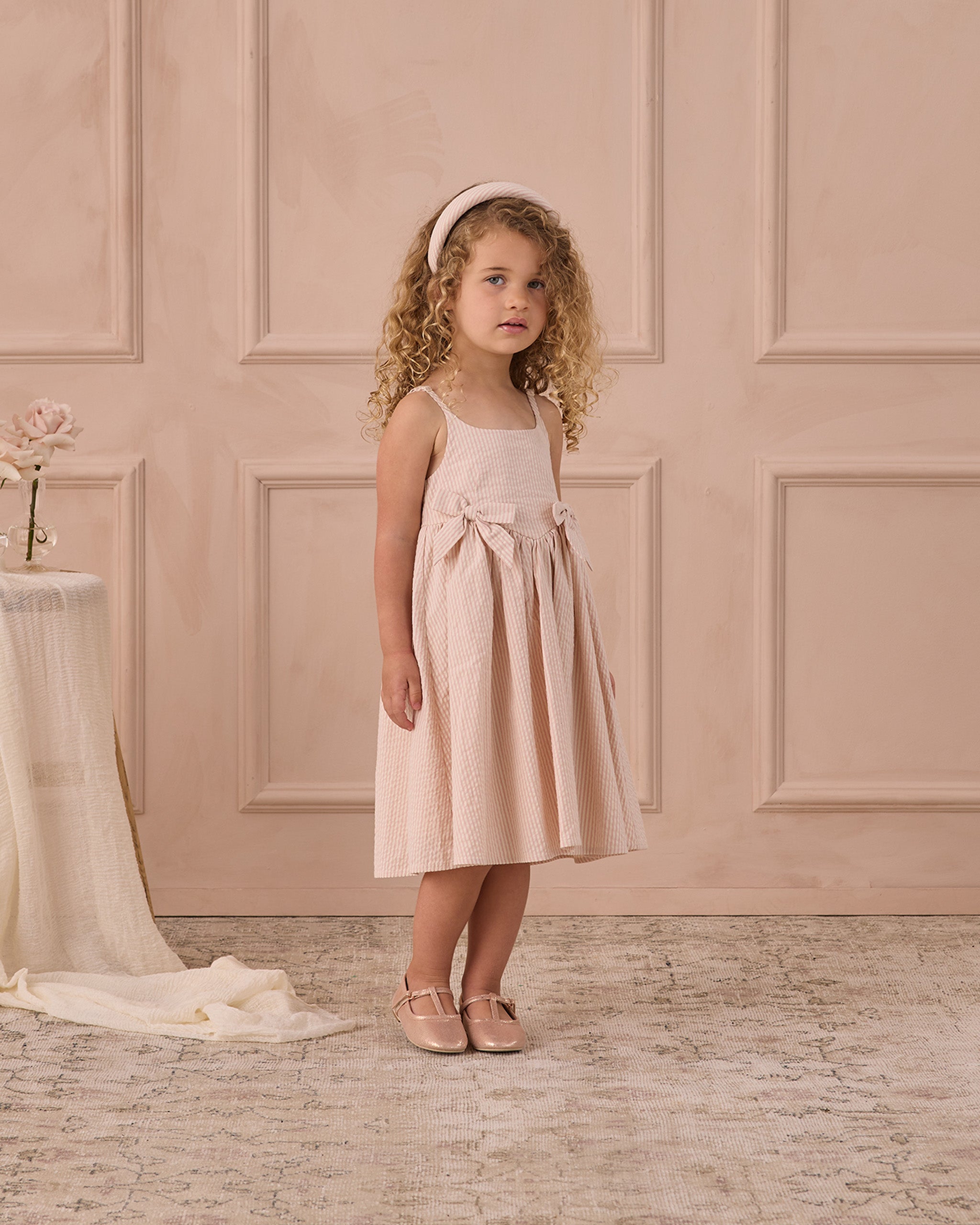 Beatrice Midi Dress - Petal