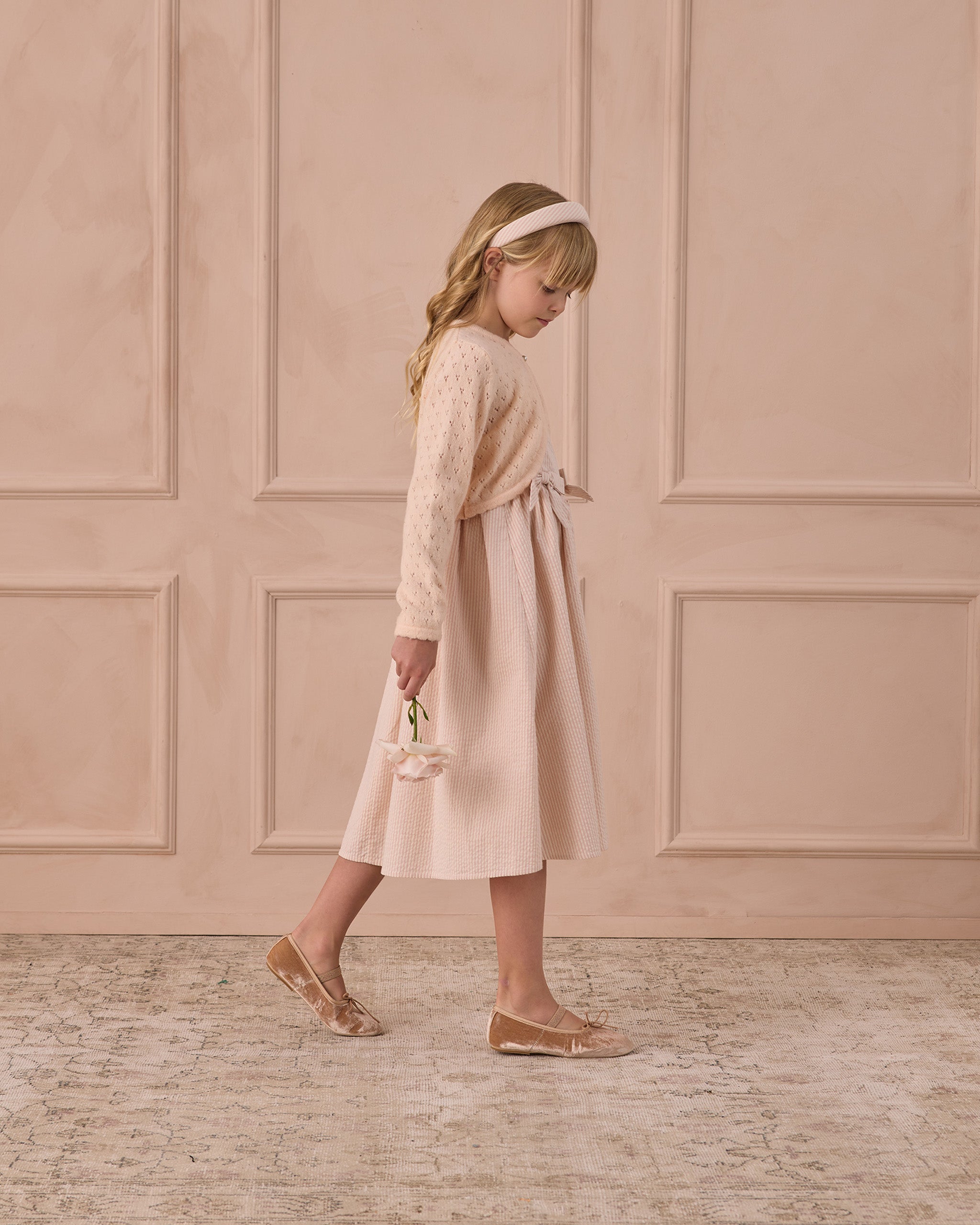 Beatrice Midi Dress - Petal