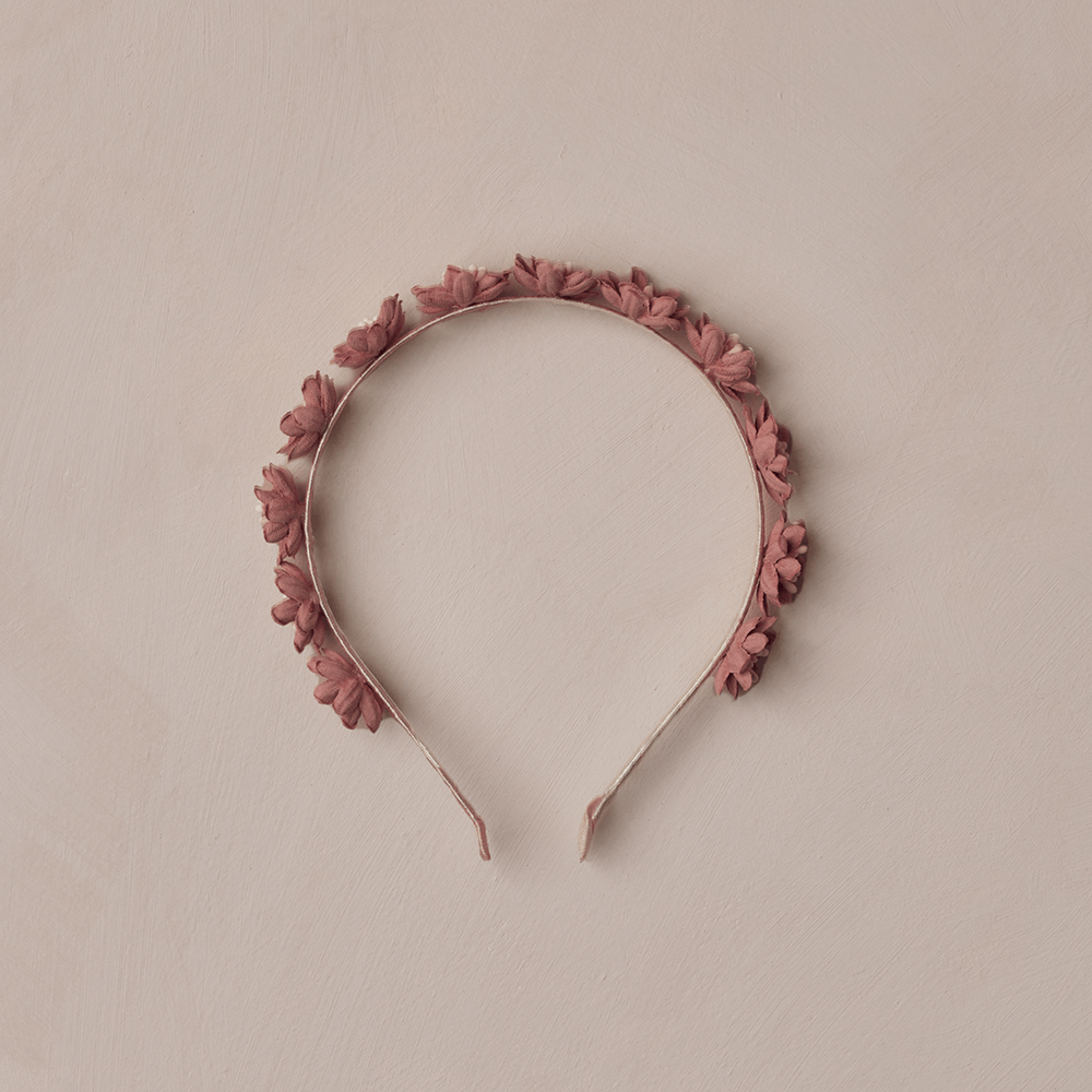 NoraLee Floral Headband - Raspberry