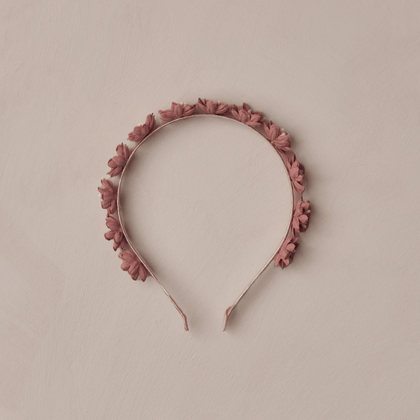 NoraLee Floral Headband - Raspberry