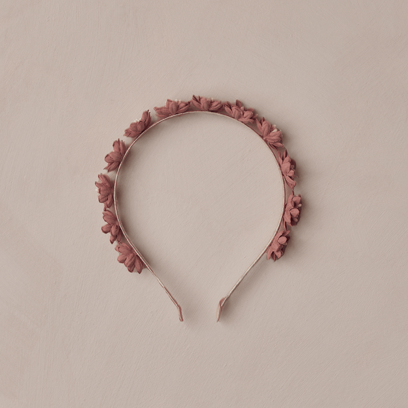 NoraLee Floral Headband - Raspberry