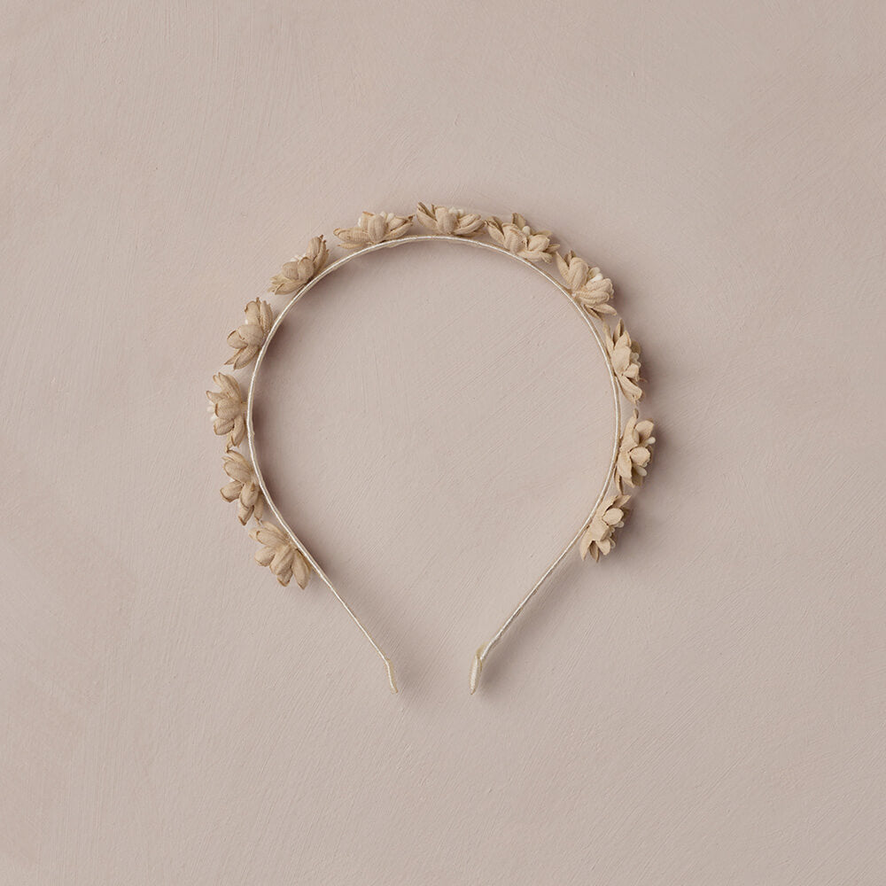 NoraLee Floral Headband - Ecru
