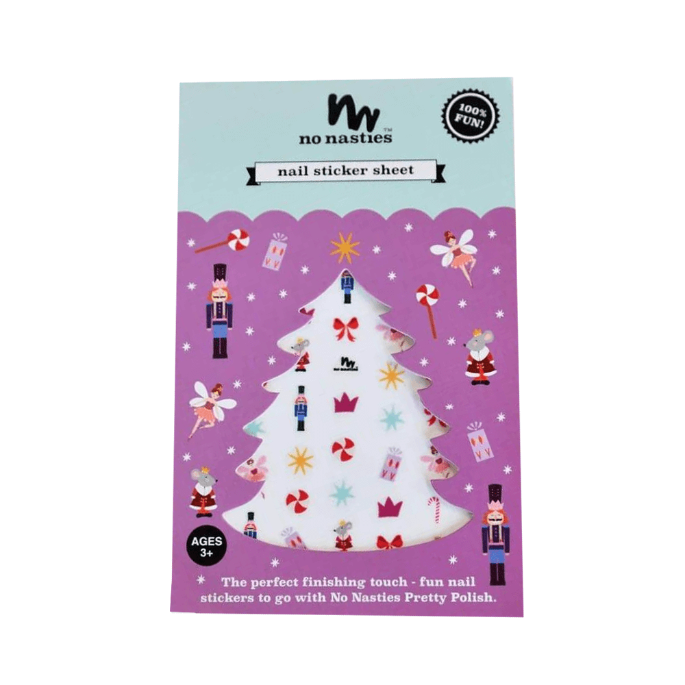 No Nasties Nail Sticker Sheet - Limited Edition Christmas