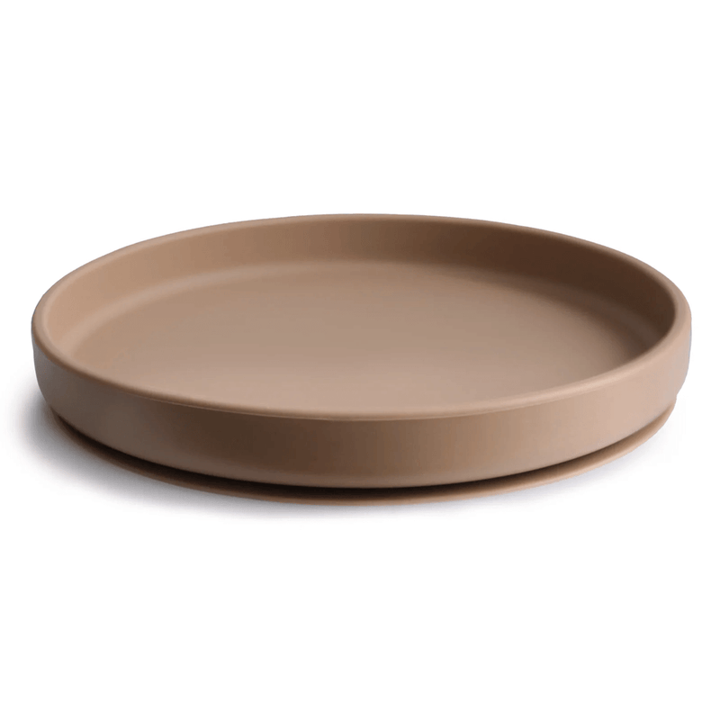 Mushie Classic Silicone Suction Plate - Natural