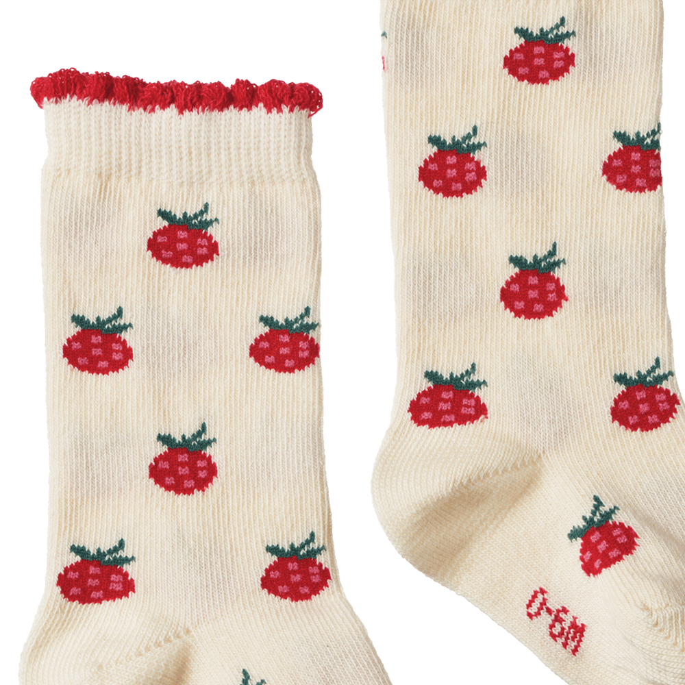 Nature Baby Cotton Socks - Raspberries