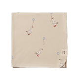 Nature Baby Cotton Wrap - Goose Lullaby
