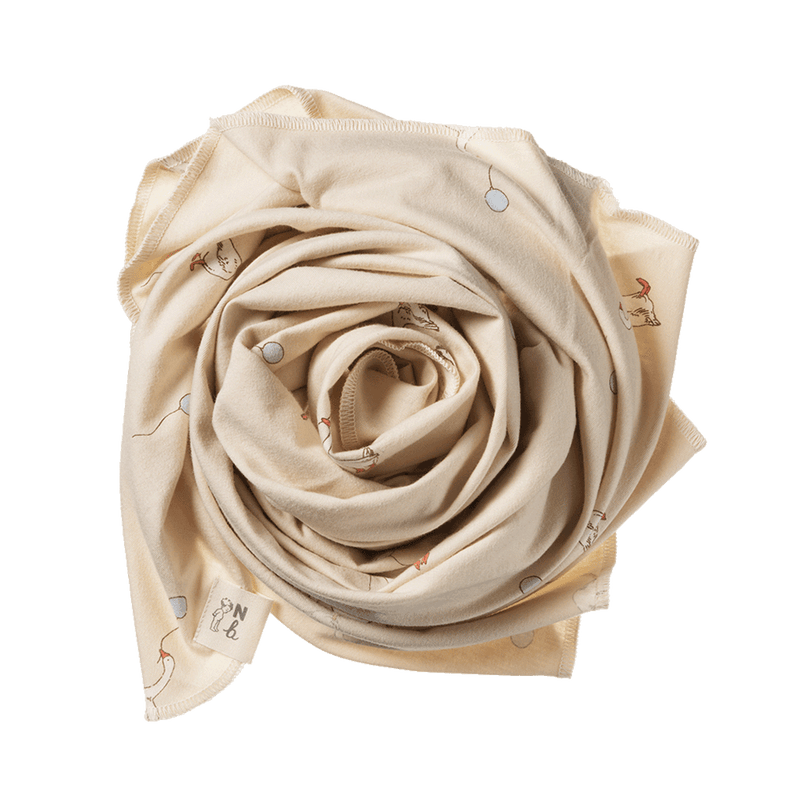 Nature Baby Cotton Wrap - Goose Lullaby